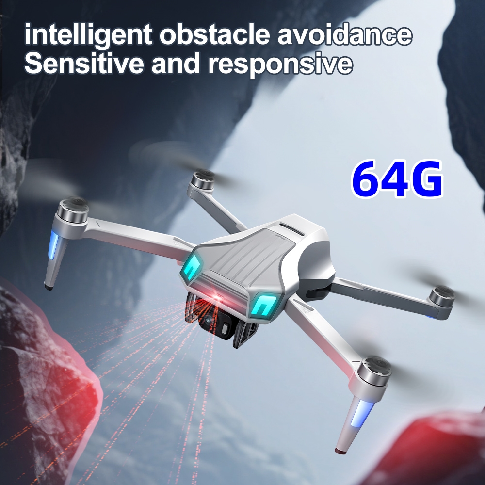 Drone Gimbal 2 Axis - NCZOBOE U55 GPS Drone Ekranlı Kumanda