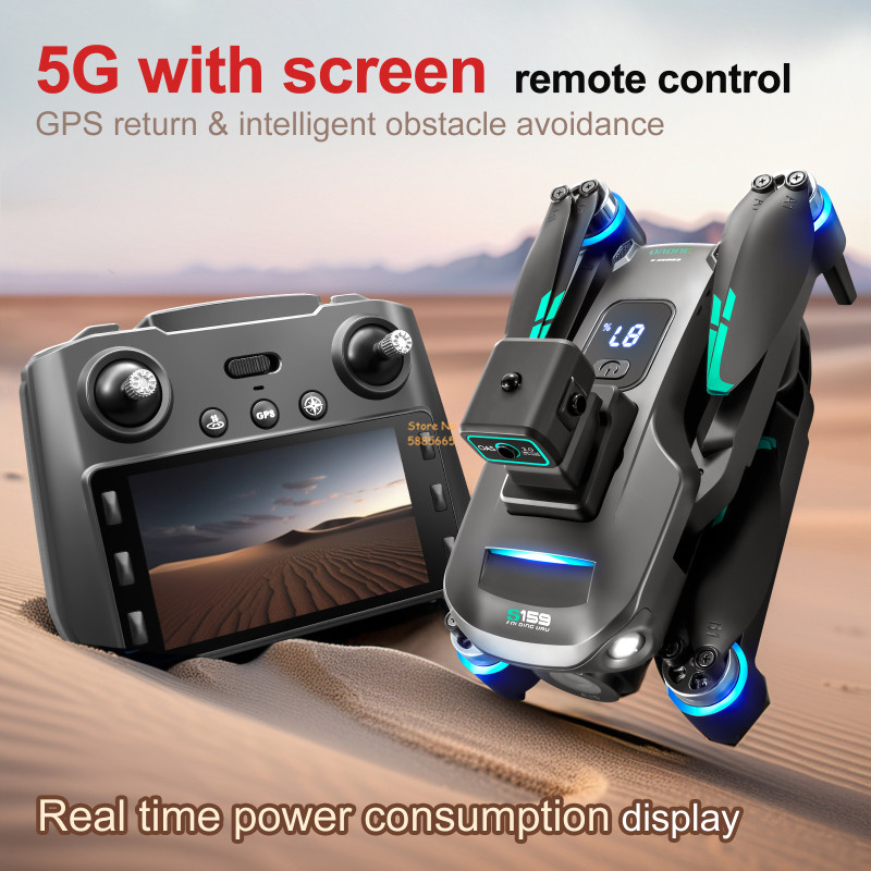 8K Çift Kamera 5G WIFI FPV Uza - Drone Gimbal Brushless incelemesi ve fiyatı