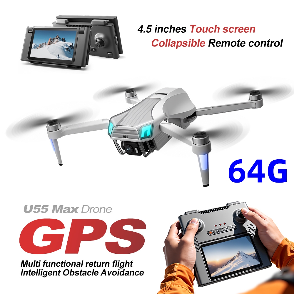 NCZOBOE U55 GPS Drone Ekranlı  - Drone Gimbal 2 Axis incelemesi ve fiyatı