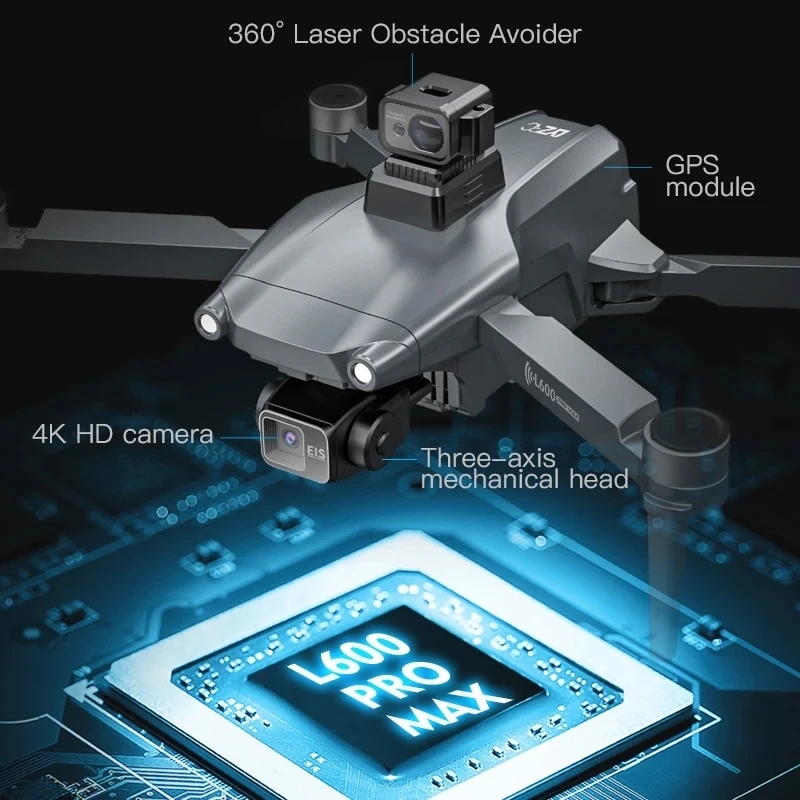 L600 PRO MAX GPS Drone Profesy - Drone Gimbal Case incelemesi ve fiyatı