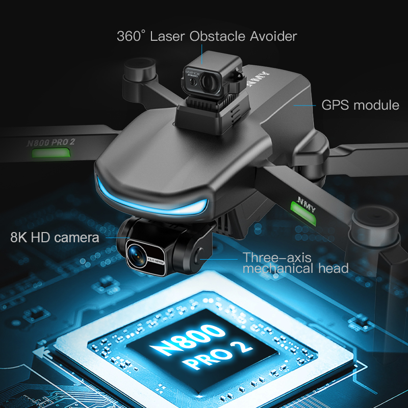 N800 PRO 2 GPS Drone Profesyon - Drone Gimbal 2 Axis incelemesi ve fiyatı