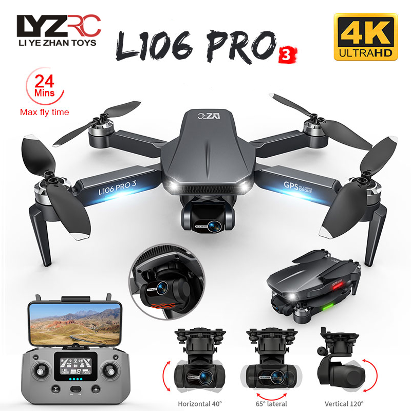 L106 Pro 3 Drone 5G WIFI FPV K - Drone Gimbal 2 Axis incelemesi ve fiyatı