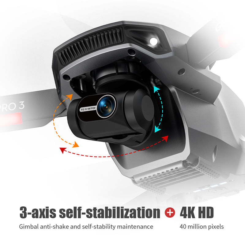 L106 Pro 3 Drone 5G WIFI FPV K - Drone Gimbal 2 Axis incelemesi ve fiyatı