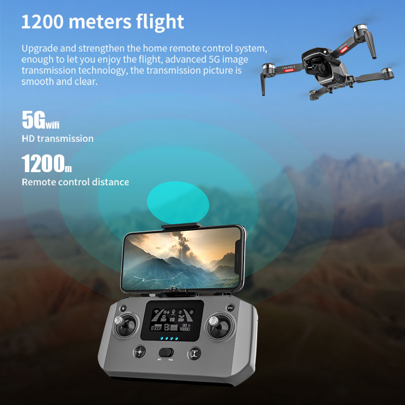 L106 Pro 3 Drone 5G WIFI FPV K - Drone Gimbal 2 Axis incelemesi ve fiyatı