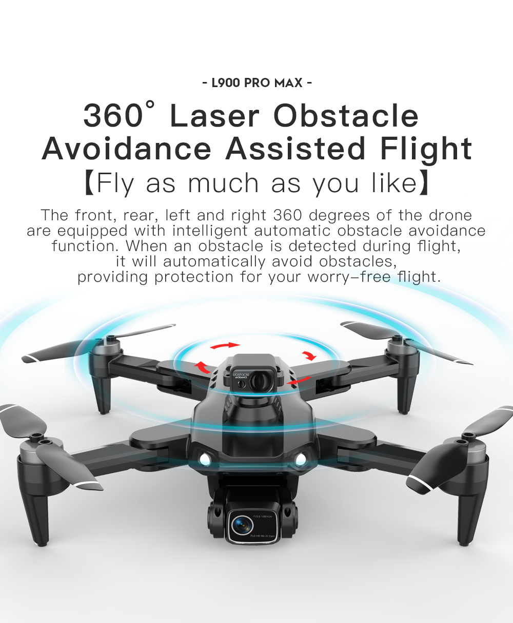 LYZRC L900 PRO MAX Lazer Engel - Drone Gimbal 2 Axis incelemesi ve fiyatı
