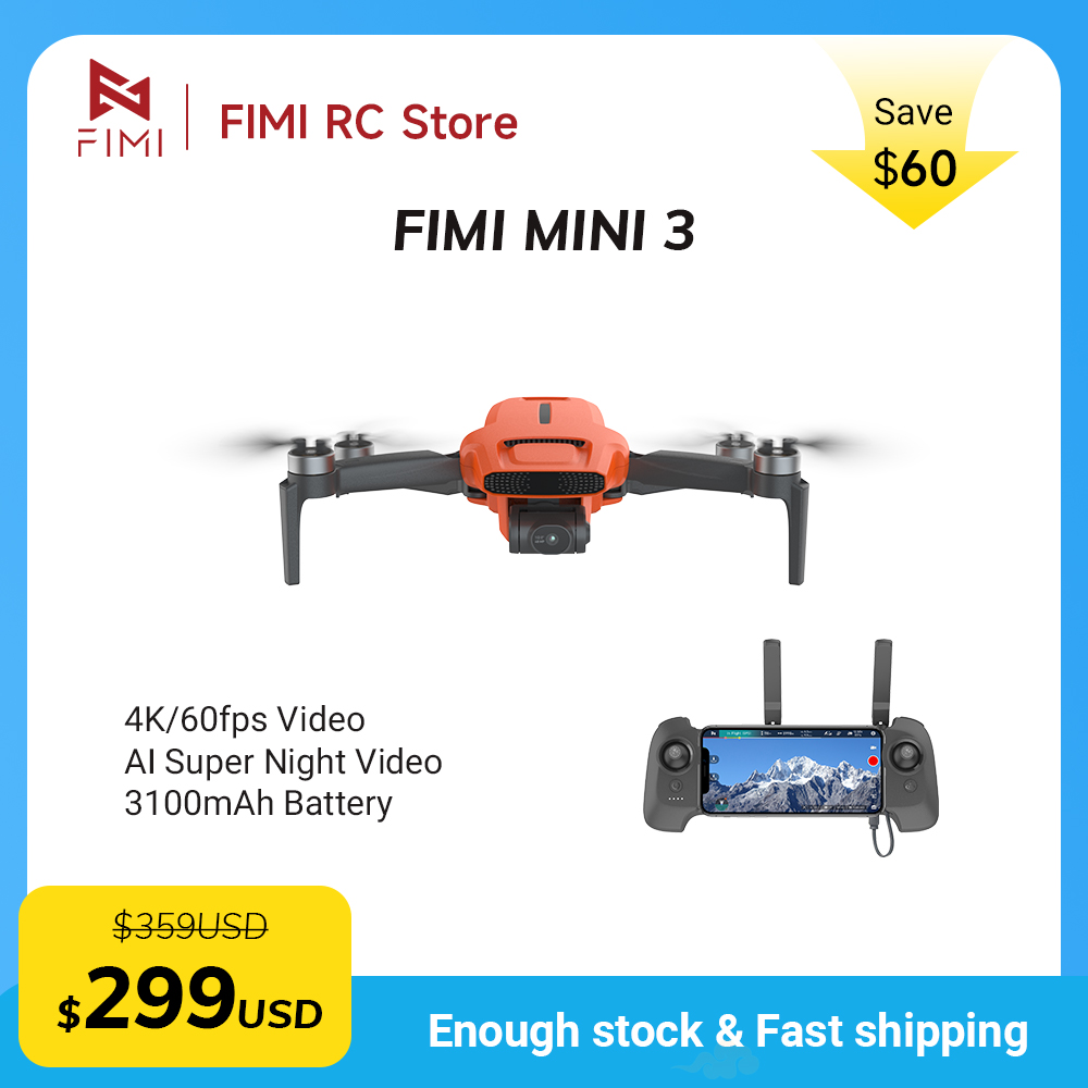 FIMI MINI 3 Kamera Drone 4K 60 - Drone Gimbal 3 Axis incelemesi ve fiyatı